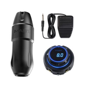 Tattoo Pen Machine Dragonhawk Mast Tour Pro Rotary and Halo Tattoo Power Supply