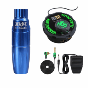 Dragonhawk Mast Tour Tattoo Kit Machine Professional Powerful Pen Power Supply